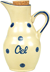 Krüge, Essig, Öl, Sauciere